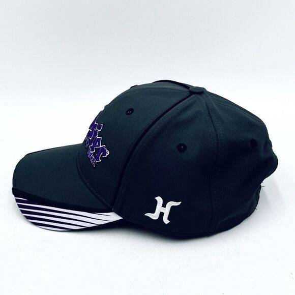 Hoosier Racing Tires Gray & Purple Embroidered Strapback New without tags - Picture 5 of 6